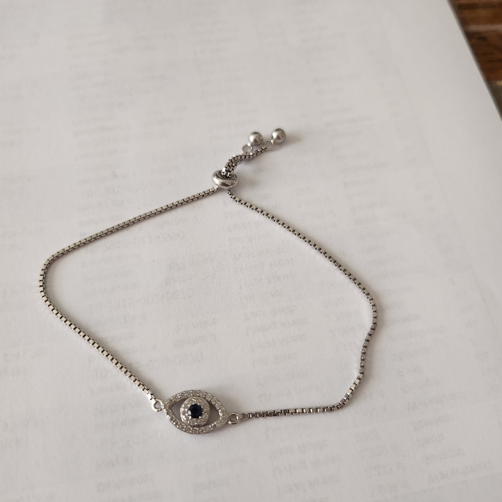 Solo Evil Eye Bracelet Sterling silver 925 bracelet